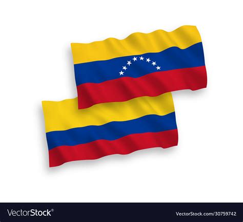 venezuela y colombia flag